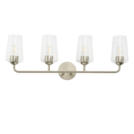 Celino Four Light Bath & Vanity Brushed Nickel