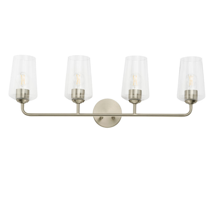 Progress Lighting - P300542-009 - Four Light Bath & Vanity - Celino - Brushed Nickel