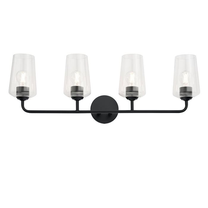 Progress Lighting - P300542-031 - Four Light Bath & Vanity - Celino - Black