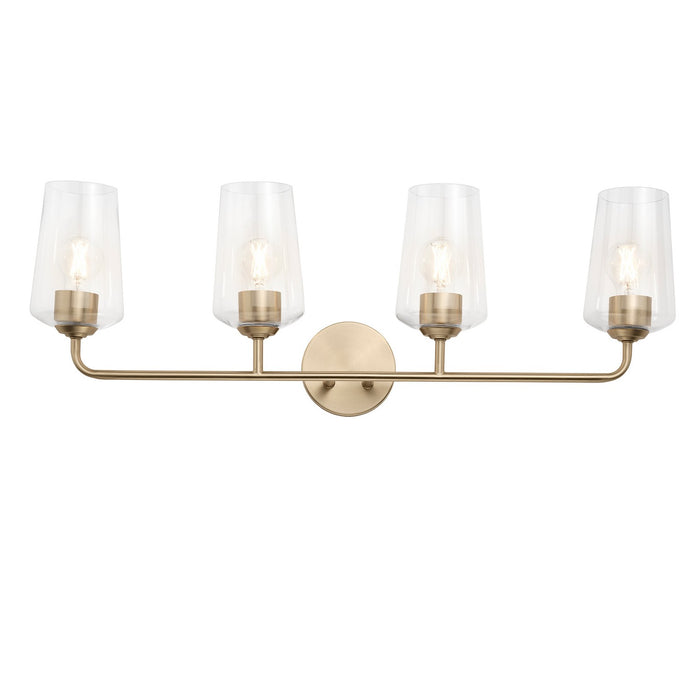Progress Lighting - P300542-177 - Four Light Bath & Vanity - Celino - Champagne Bronze