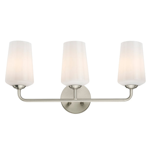 Celino Three Light Bath & Vanity Brushed Nickel