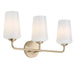 Progress Lighting - P300544-177 - Three Light Bath & Vanity - Celino - Champagne Bronze