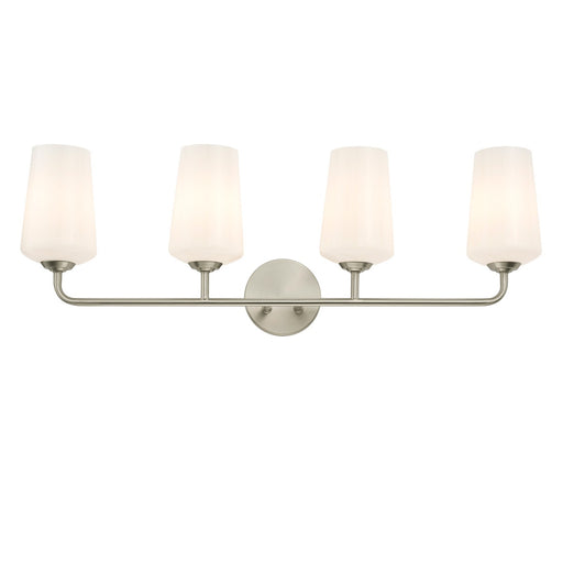 Celino Four Light Bath & Vanity Brushed Nickel