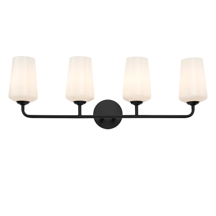 Progress Lighting - P300545-031 - Four Light Bath & Vanity - Celino - Black