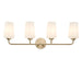 Progress Lighting - P300545-177 - Four Light Bath & Vanity - Celino - Champagne Bronze