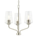 Progress Lighting - P400440-009 - Three Light Chandelier - Celino - Brushed Nickel