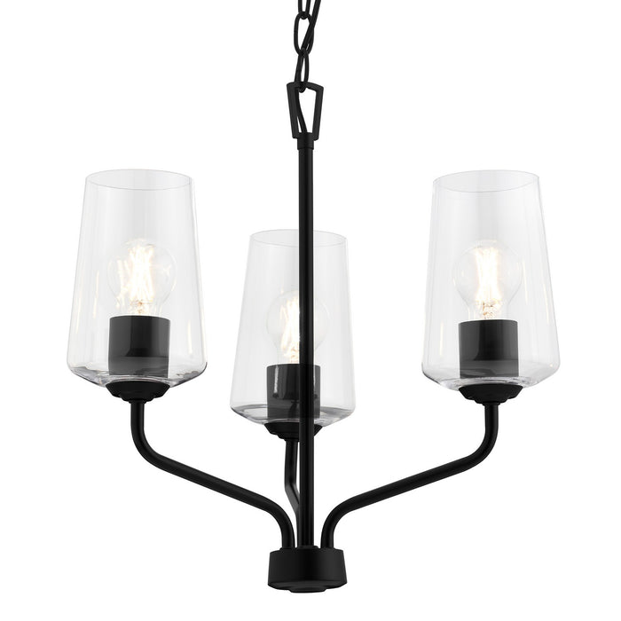 Progress Lighting - P400440-031 - Three Light Chandelier - Celino - Black