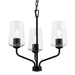 Progress Lighting - P400440-031 - Three Light Chandelier - Celino - Black