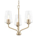 Progress Lighting - P400440-177 - Three Light Chandelier - Celino - Champagne Bronze