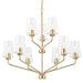 Progress Lighting - P400445-177 - Nine Light Chandelier - Celino - Champagne Bronze