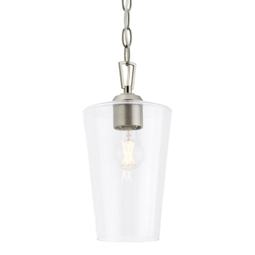 Progress Lighting - P500506-009 - One Light Pendant - Celino - Brushed Nickel