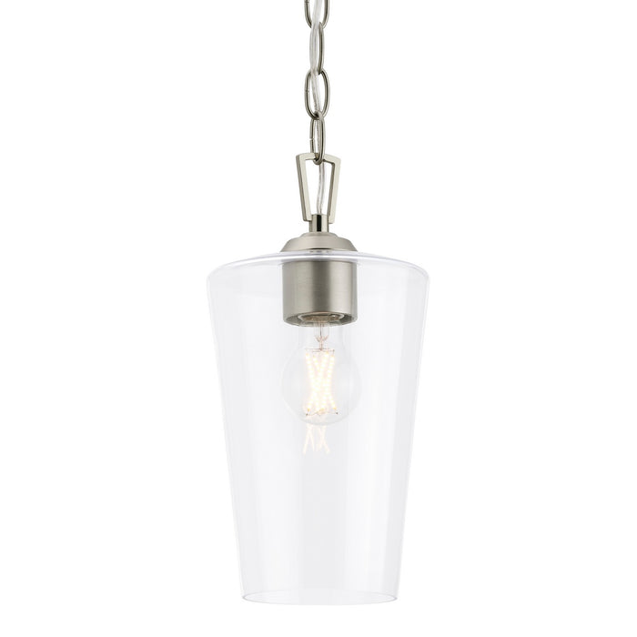Progress Lighting - P500506-009 - One Light Pendant - Celino - Brushed Nickel