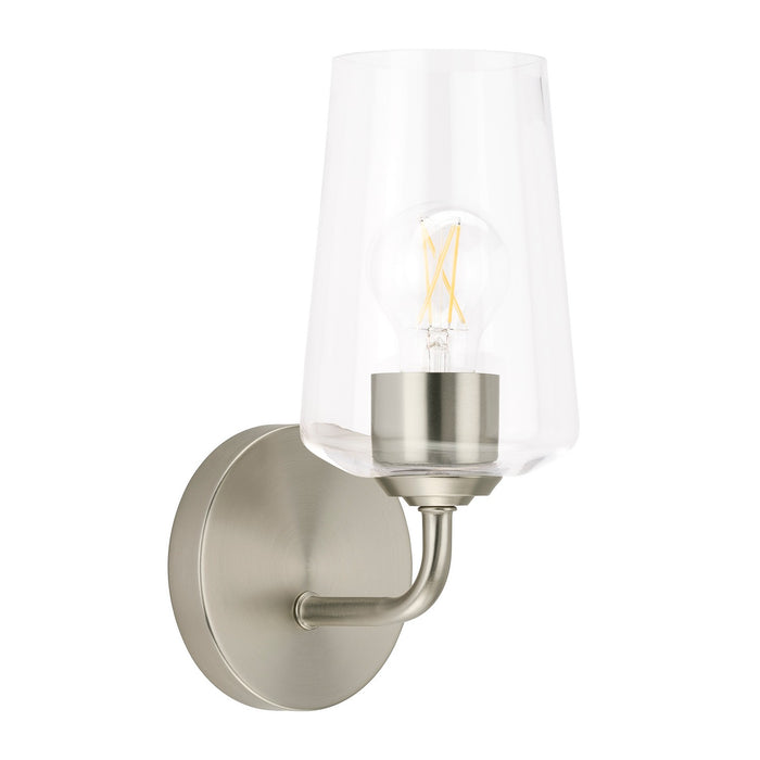 Progress Lighting - P710148-009 - One Light Wall Sconce - Celino - Brushed Nickel