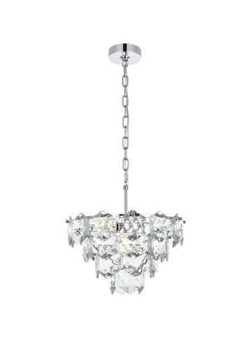 Adaline Six Light Chandelier Chrome
