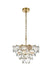 Elegant Lighting - 1050D16SG - Six Light Chandelier - Adaline - Satin Gold