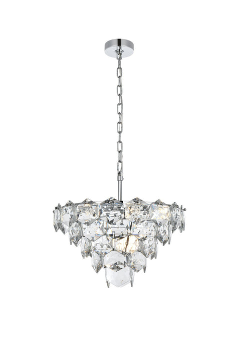 Elegant Lighting - 1050D20C - Eight Light Chandelier - Adaline - Chrome