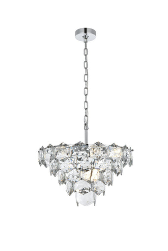 Adaline Eight Light Chandelier Chrome