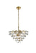 Elegant Lighting - 1050D20SG - Eight Light Chandelier - Adaline - Satin Gold