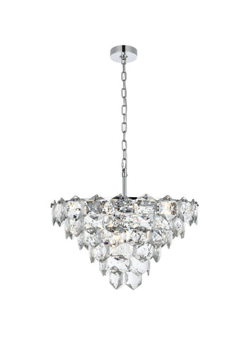 Adaline 11 Light Chandelier Chrome