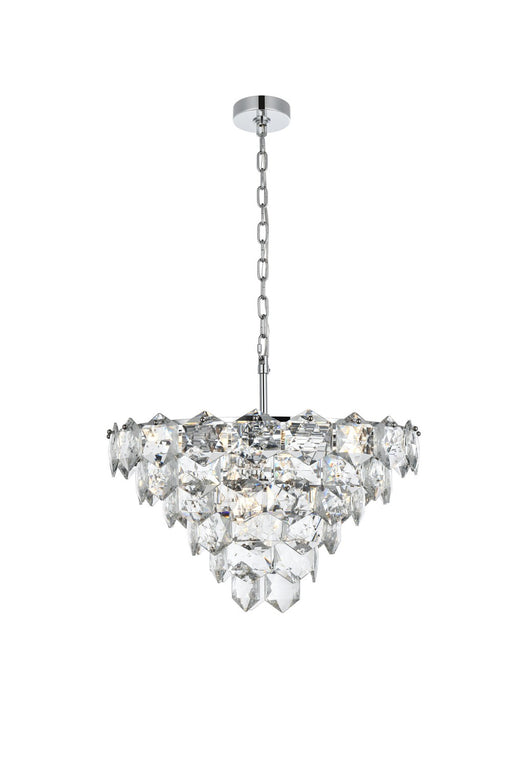 Elegant Lighting - 1050D24C - 11 Light Chandelier - Adaline - Chrome