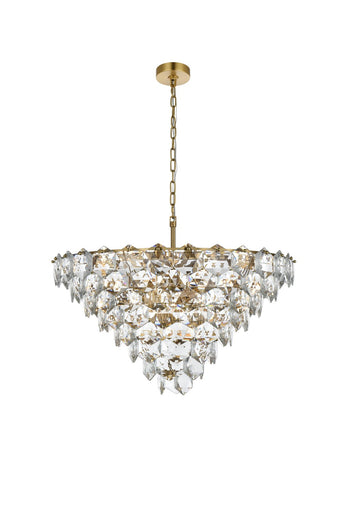 Adaline 15 Light Chandelier Satin Gold