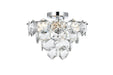 Elegant Lighting - 1050F16C - Six Light Flush Mount - Adaline - Chrome