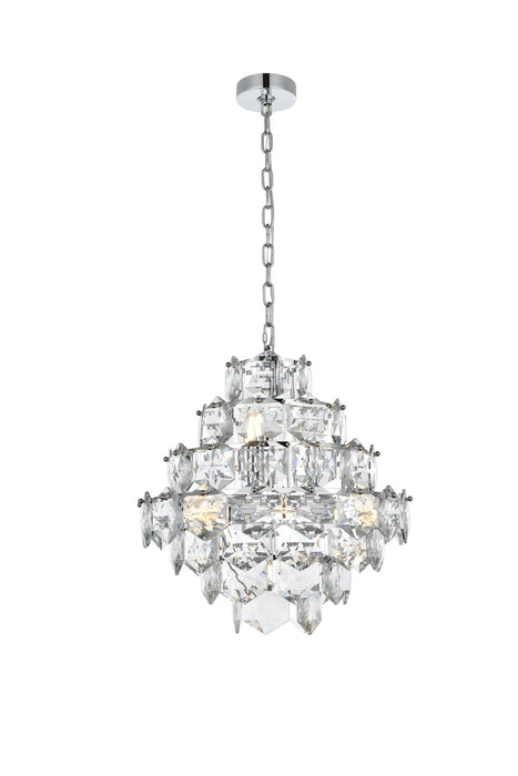 Elegant Lighting - 1050G20C - 11 Light Chandelier - Adaline - Chrome