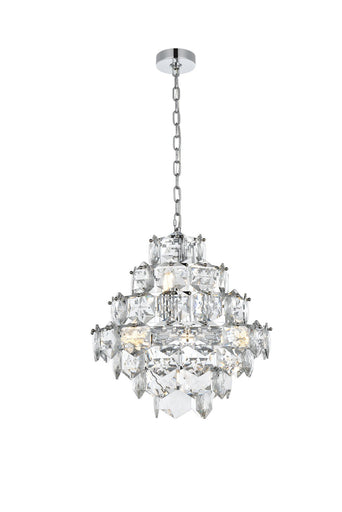 Adaline 11 Light Chandelier Chrome