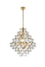 Elegant Lighting - 1050G24SG - 15 Light Chandelier - Adaline - Satin Gold