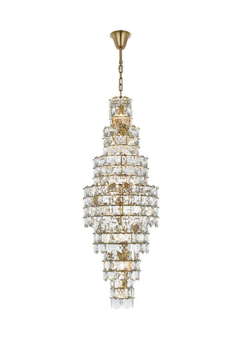Adaline 26 Light Chandelier Satin Gold