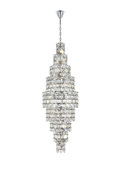 Elegant Lighting - 1050SR30C - 41 Light Chandelier - Adaline - Chrome