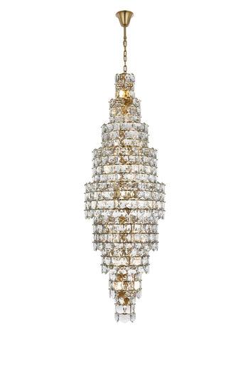 Adaline 41 Light Chandelier Satin Gold