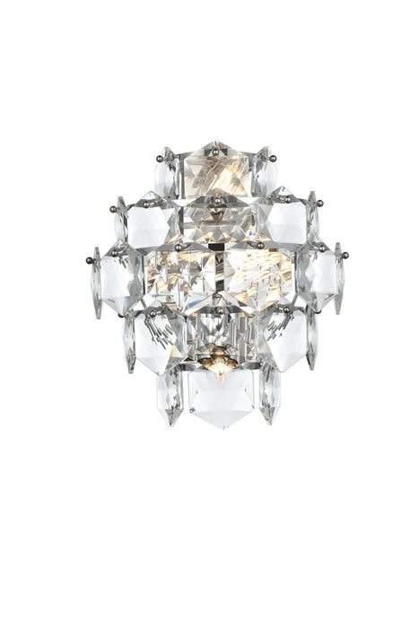 Elegant Lighting - 1050W15SG - Four Light Wall Sconce - Adaline - Satin Gold