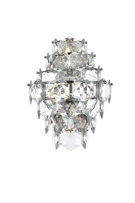 Elegant Lighting - 1050W18C - Four Light Wall Sconce - Adaline - Chrome