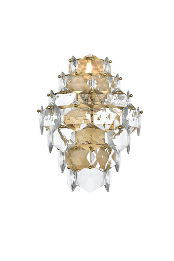 Adaline Four Light Wall Sconce Satin Gold