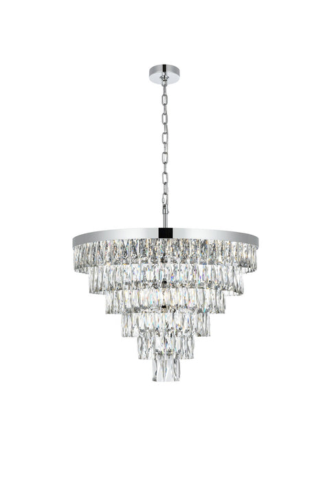Elegant Lighting - 1060D27C - 13 Light Chandelier - Josephine - Chrome