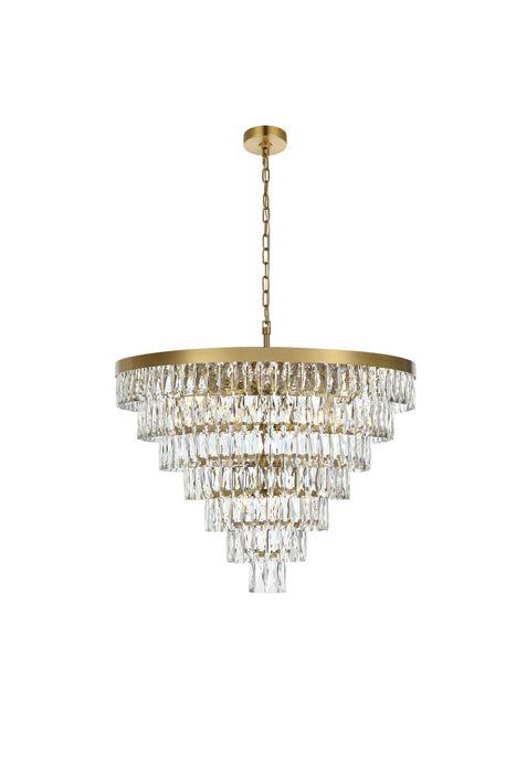 Elegant Lighting - 1060D32SG - 25 Light Chandelier - Josephine - Satin Gold