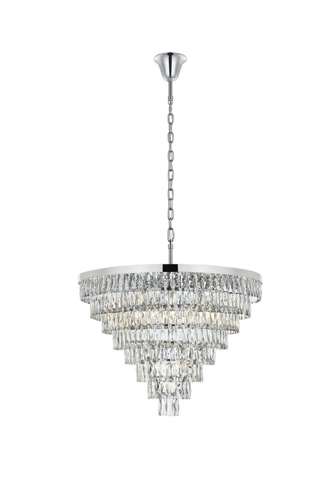 Elegant Lighting - 1060D36C - 29 Light Chandelier - Josephine - Chrome