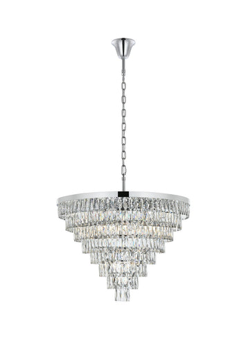 Josephine 29 Light Chandelier Chrome