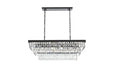 Elegant Lighting - 1060G36BK - 12 Light Chandelier - Josephine - Black