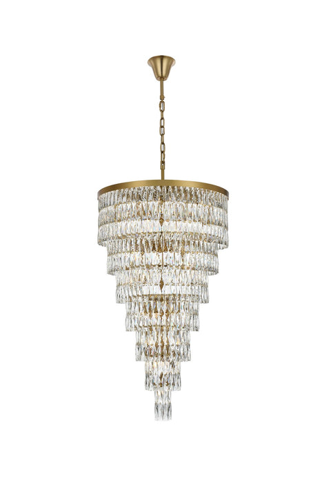 Elegant Lighting - 1060SR32SG - 41 Light Chandelier - Josephine - Satin Gold