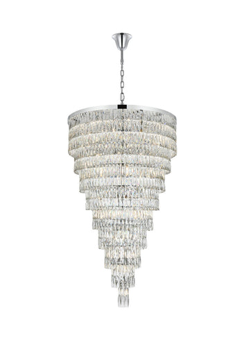 Josephine 61 Light Chandelier Chrome
