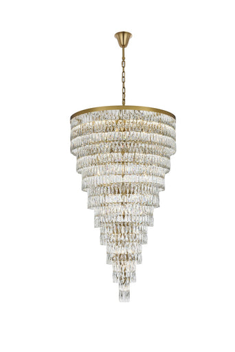 Josephine 61 Light Chandelier Satin Gold