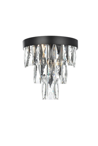 Josephine Two Light Wall Sconce Black