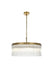 Elegant Lighting - 1070D24SG - Six Light Chandelier - Harlow - Satin Gold