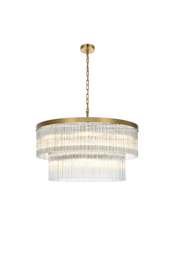 Harlow 14 Light Chandelier Satin Gold