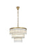 Elegant Lighting - 1070G32SG - 18 Light Chandelier - Harlow - Satin Gold