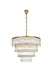 Elegant Lighting - 1070G40SG - 28 Light Chandelier - Harlow - Satin Gold