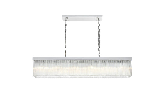 Harlow Six Light Chandelier Chrome