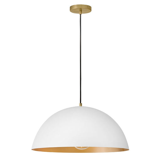 Lou LED Pendant Matte White